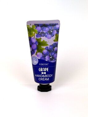 Viscoo Grape Hand & Body Cream. Mini Hand Lotion Travel Size. New (without box)